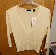 NWT  Yellow Cardigan