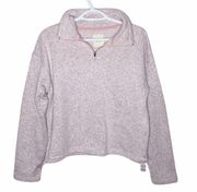 Thread and Supply quarter zip fleece sweatshirt size S
