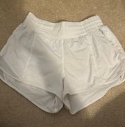 White Hotty Hot 2.5” Shorts