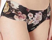 Rachel Roy Floral Ruched side swim bikini bottom