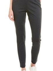 J Jill Houndstooth Ponte Slim Leg Leggings Size Small