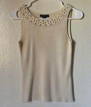 Cream Tank Top