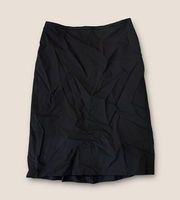 Vintage Y2K BCBGMaxazria Knee Length Pencil Skirt Black 6