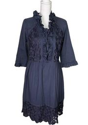 Vivienne Tam Vintage Navy Blue A-Line Women’s Size 10