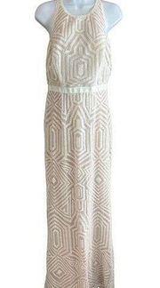New Laundry by Shelli Segal Warm White Gown Size 6