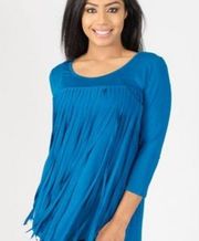 Melissa Paige fringe top size medium