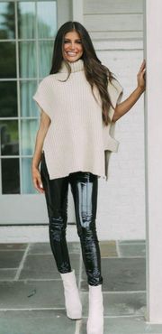 These Three Boutique Faux Leather Leggings