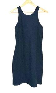 Beyond Yoga Spacedye Under Lock And Key Dress in Nocturnal Navy LARGE