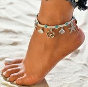 Beach themed ankle