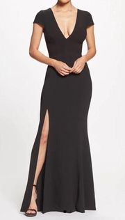 Dress the Population Karla Trumpet Gown Black sz Large