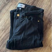 Paige “Kylie Crop” Black Jeans Size 30