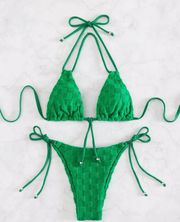 SheIn Green Bikini Set