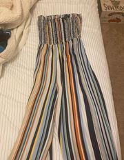 Colorful Stripe Jumpsuit