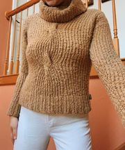 Vintage Brown Turtleneck Sweater 