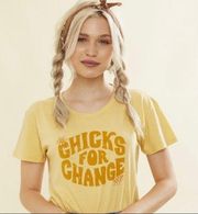 Amuse society chicks for change tshirt
