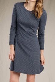 Night Sky Stripe Windmere Dress