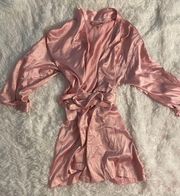 light pink victoria secret robe one size