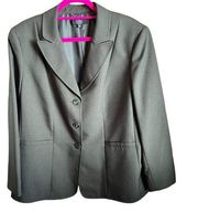 Alex Marie Woman Lined Blazer Plus Size 18W