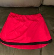 Augusta Red Tennis Skirt