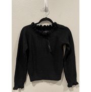 LULUS Black Knitted Sweater