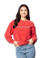 Red Ohio State Sweatshirt