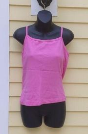 HANES Pink Tank Top Casual Bold Virbant Classic XL