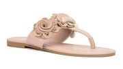 New York & Company Liana Women's Flower Sandals in Lt Brown Size 11 MSRP $50