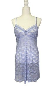 Apt 9 Lilac Purple Lace Slip Dress Lingerie Large