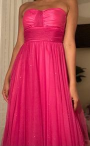 Hot Pink Prom Gown