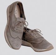 Anthropologie by KMB Women’s Nadine Cutout Sneakers in Taupe Euro Size 36 (US 6)