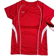 Tyr Womens Alliance Tech Tee Tshirt - Textured Red - Size Small - $34