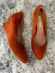 Report Suede Wedge Heels