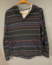 Hurley Button Up Hoodie Size Small