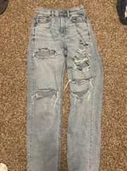 American Eagle ripped jeans