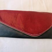 Sole Society Burgundy Clutch purse