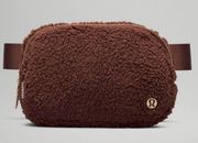 Lululemon NWT  Fleece Everywhere Belt Bag 1L Brown With Gold Hardware