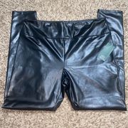 Faux Leather Leggings 