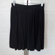 Maeve Women's Black Pleated Mini Skirt size small