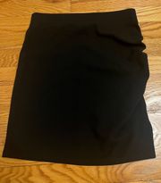 Black Tight Mini Skirt