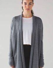 Lululemon  Sit in Lotus Wool Cardigan.  Some Pilling. Size Med. Price reflective