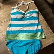 Polo Ralph Lauren Women's Swimwear 2PC Tankini Top and Bottom. Size 12