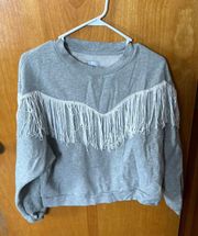 Fringe Crewneck