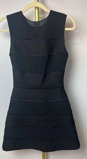 Camilla and Marc Black Textured Zealot Dress Sz. 2