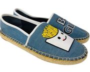 Sam Edelman Circus espadrille flats “Fries B4 Guys” Size 6.5