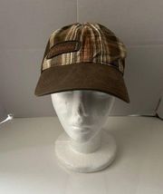 Columbia Plaid Hat Cap Omni-Shade Brown OS