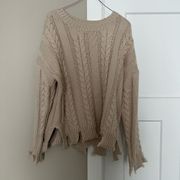 Cream Sweater