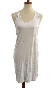 LAMade White Strappy Back Knit Dress Small