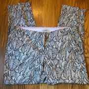 Saint Tropez West leaf print pants size 10