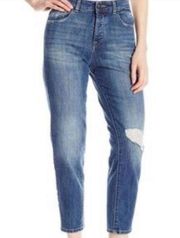 DL1961 Goldie distressed cropped high rise size 26 jeans