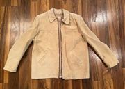 Vintage Suede With Leather Accents Bagatelle Coat XL